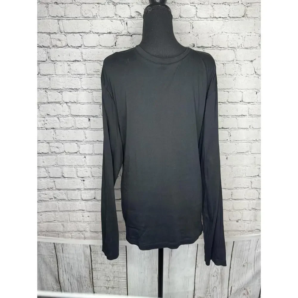 Banana Republic‎ Luxe Touch Performance Men's Long Sleeve Shirt XL Black